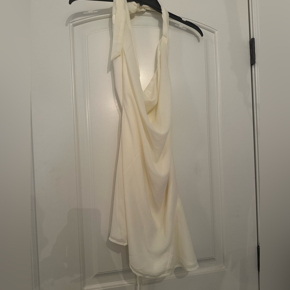 WhiteFox Cowl neck mini dress